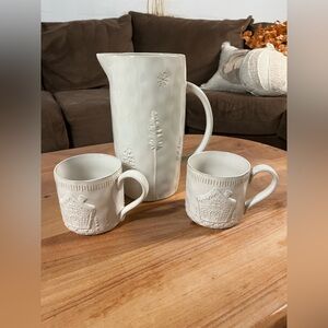 TJMaxx Pitcher + Mugs Set